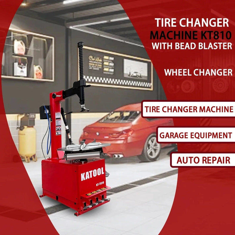 Thumbnail: Katool KT-T810 Wheel Clamp Tire Changer Machine