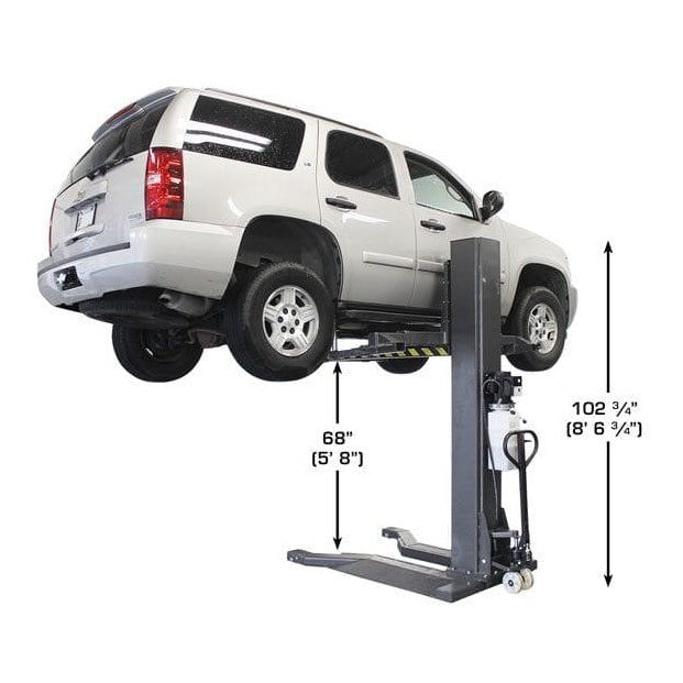Thumbnail: Atlas PSP-6000 6,000 lb Portable Single Post Lift