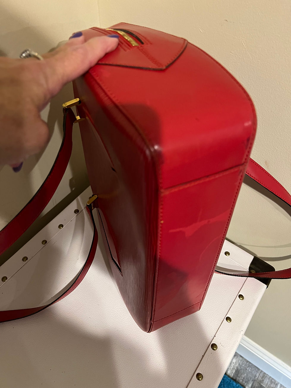 Thumbnail: Louis Vuitton Sablon Epi Shoulder Bag w/Agenda & Wallet