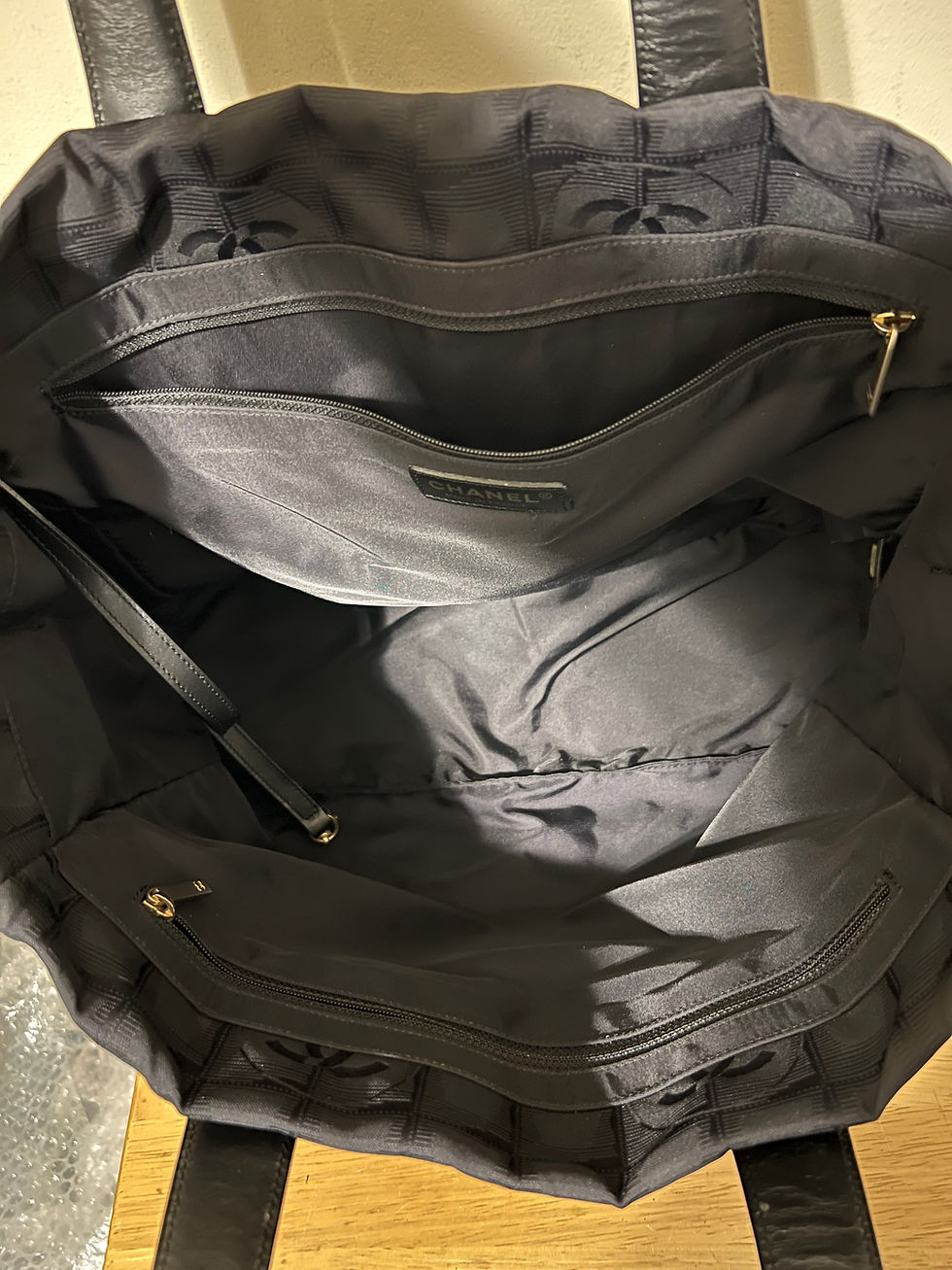 Thumbnail: Chanel New Travel Line Nylon Tote