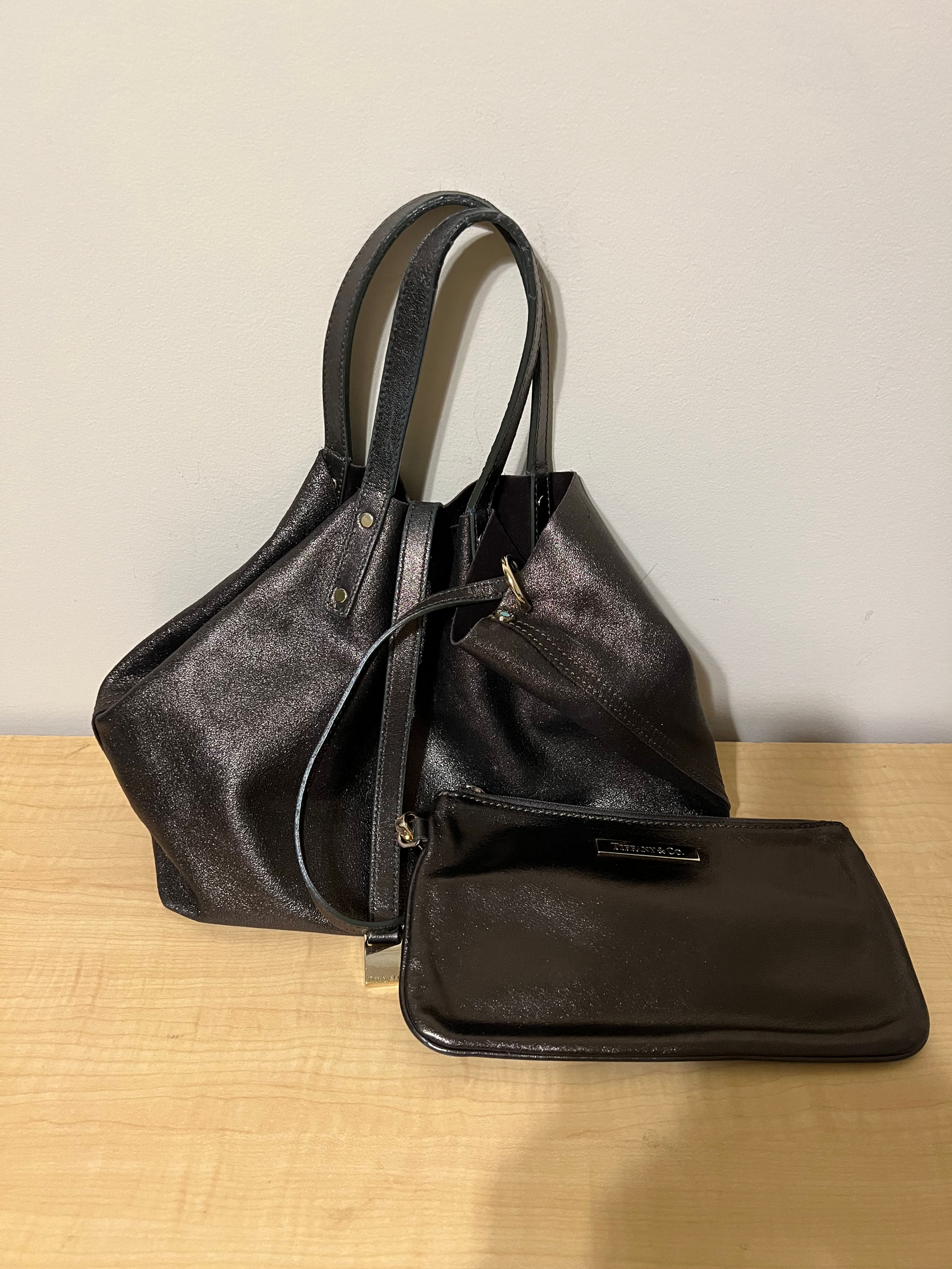 Tiffany Bronze Hobo Reversible w/Pouch