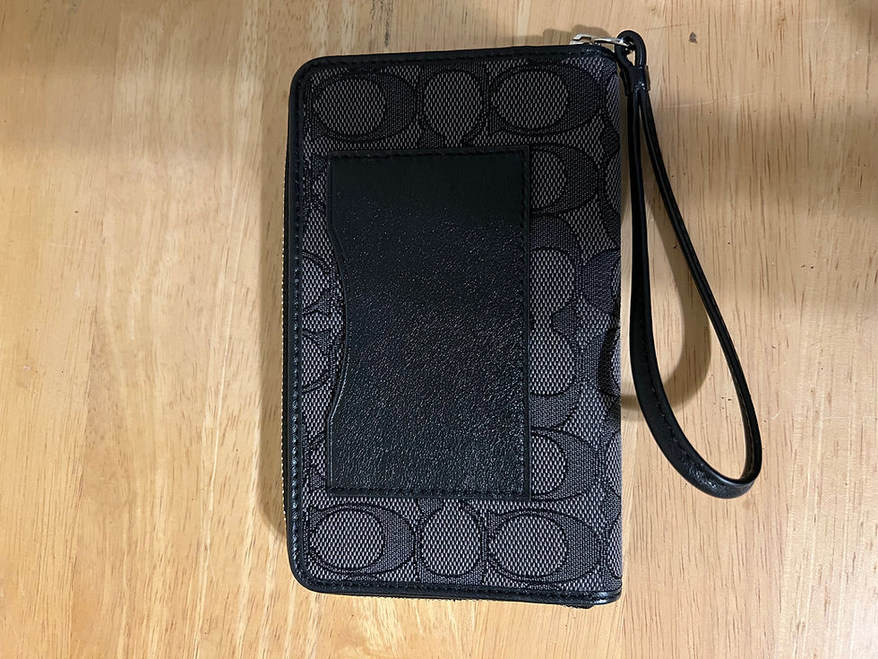 Thumbnail: Coach Canvas & Leather Tote w/Wallet