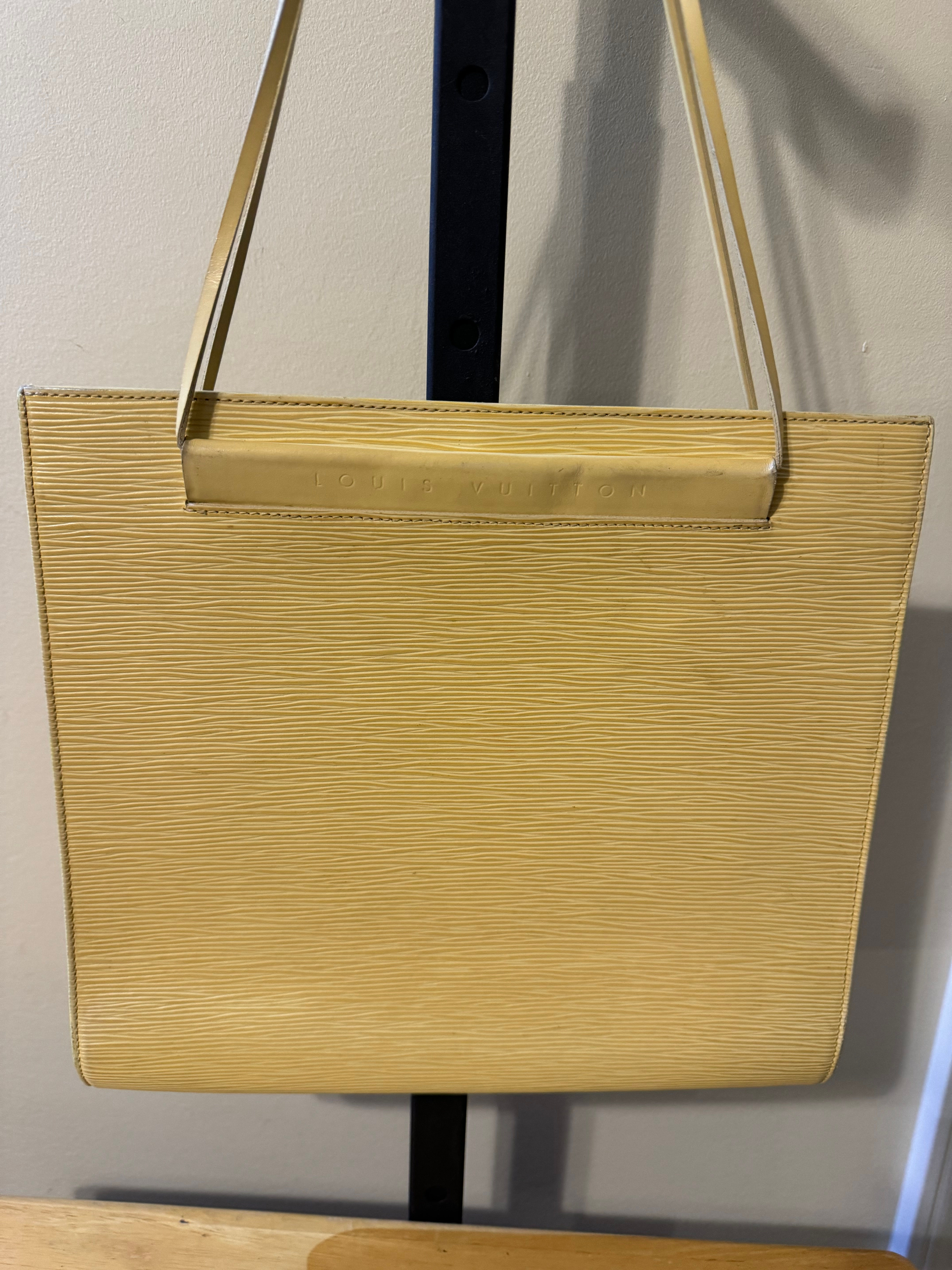 Louis Vuitton Saint Tropez Yellow Epi Tote