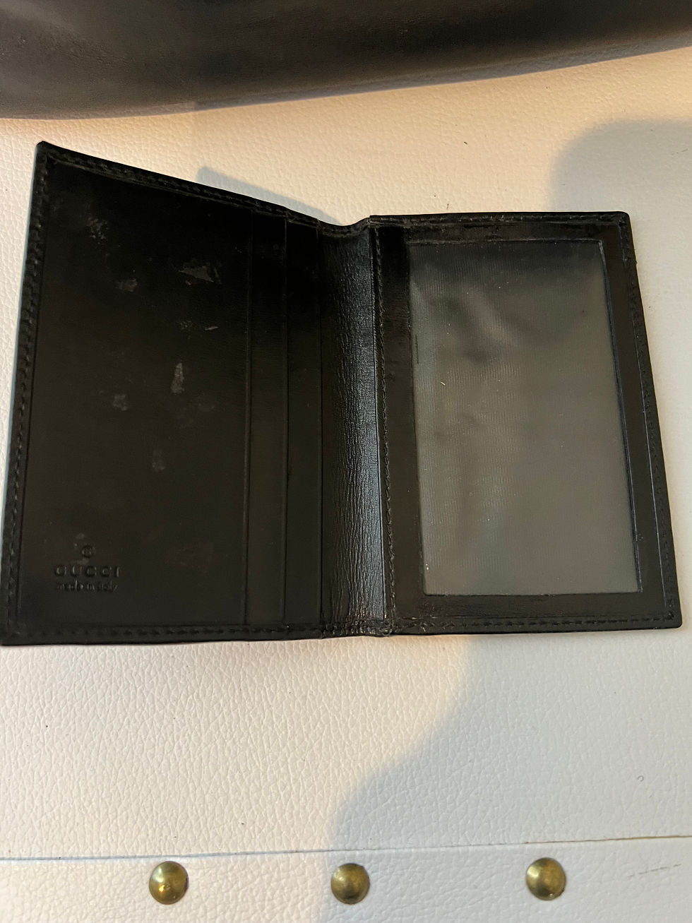Thumbnail: Gucci Black Leather Satchel w/Agenda & Card Holder