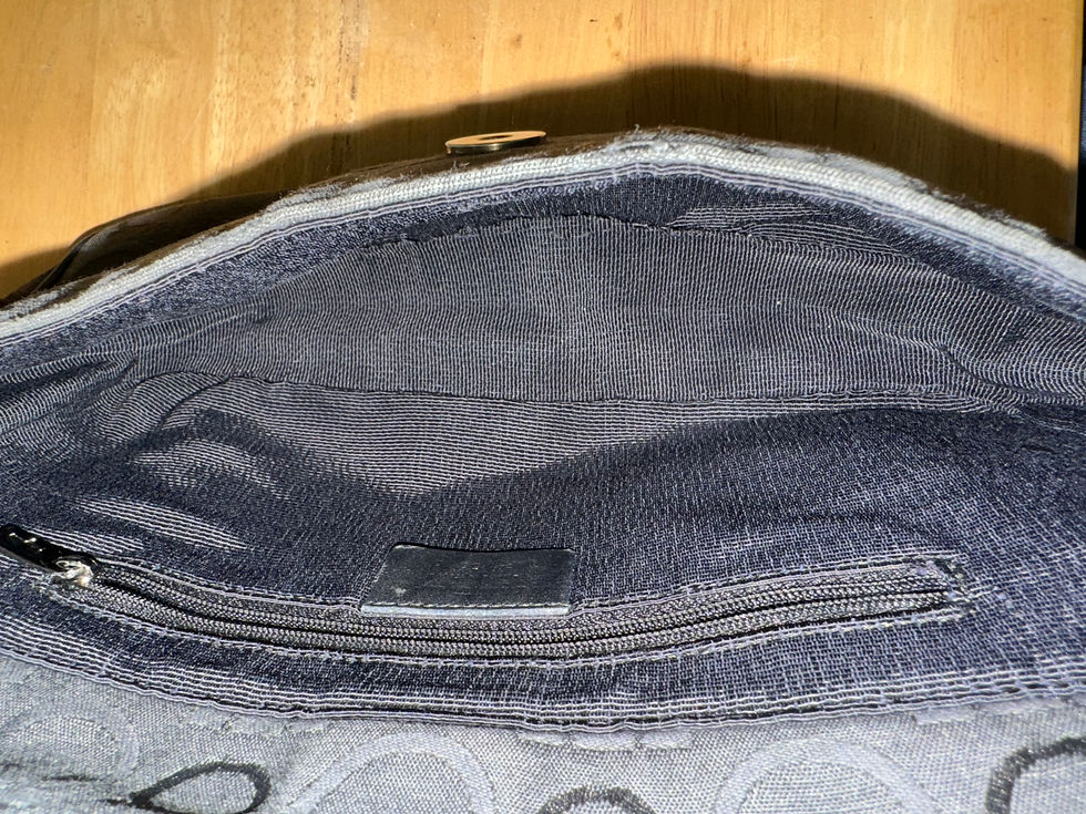 Thumbnail: Salvatore Ferragamo Logo Canvas Shoulder Bag