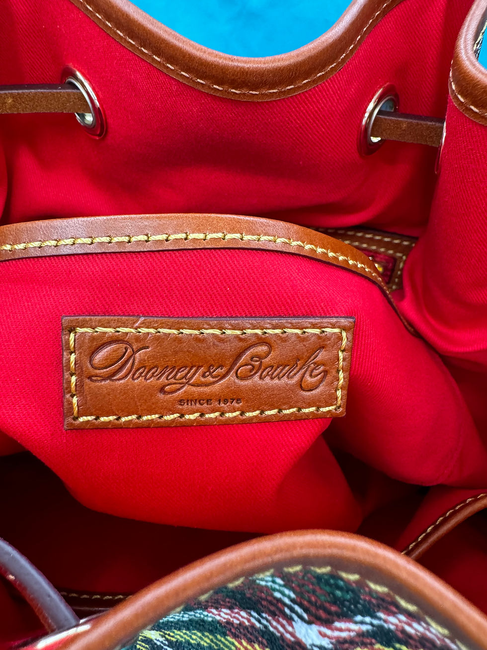 Thumbnail: Dooney & Bourke Plaid Bucket Bag