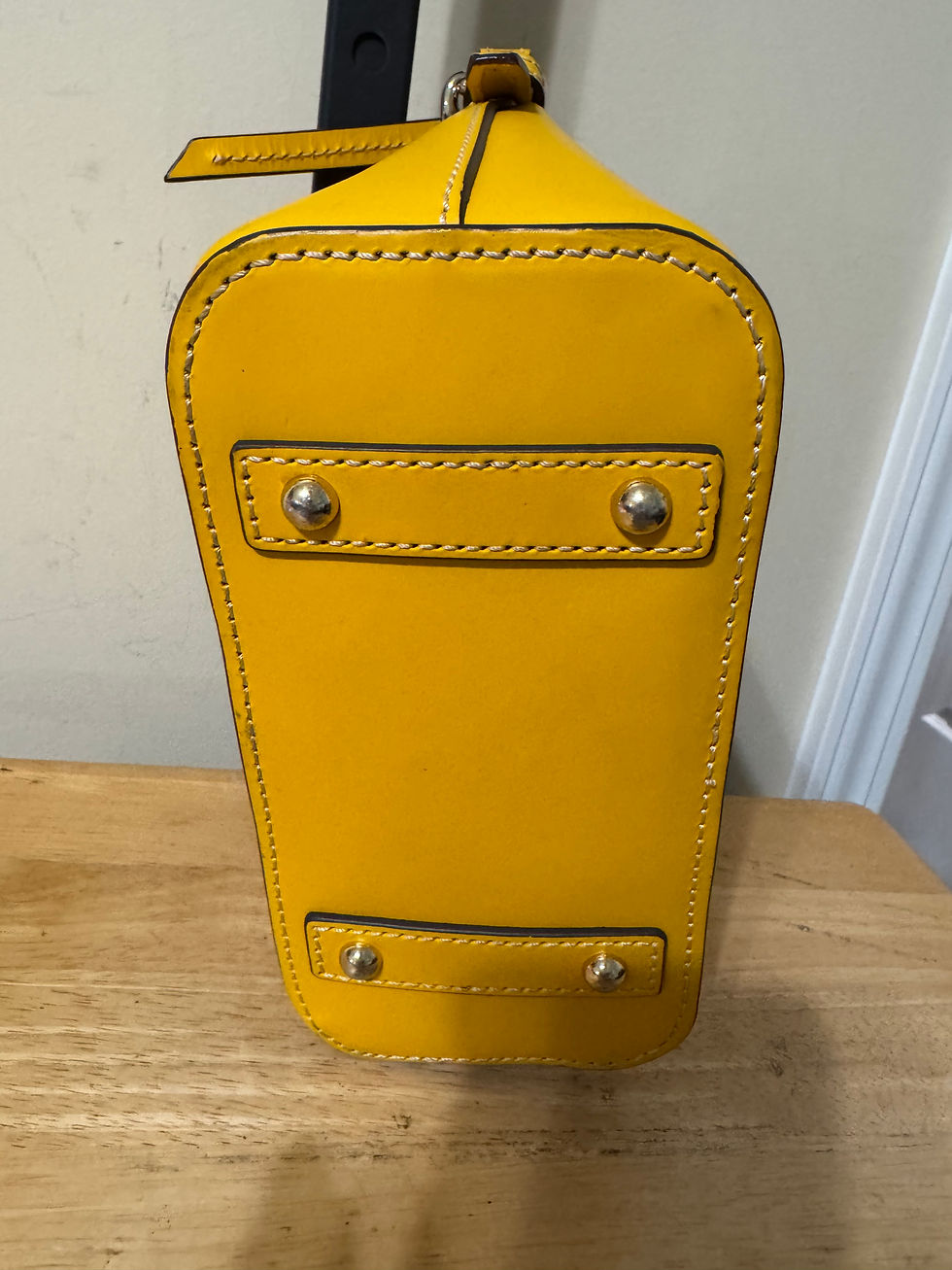 Thumbnail: Dooney & Bourke Yellow Leather Satchel