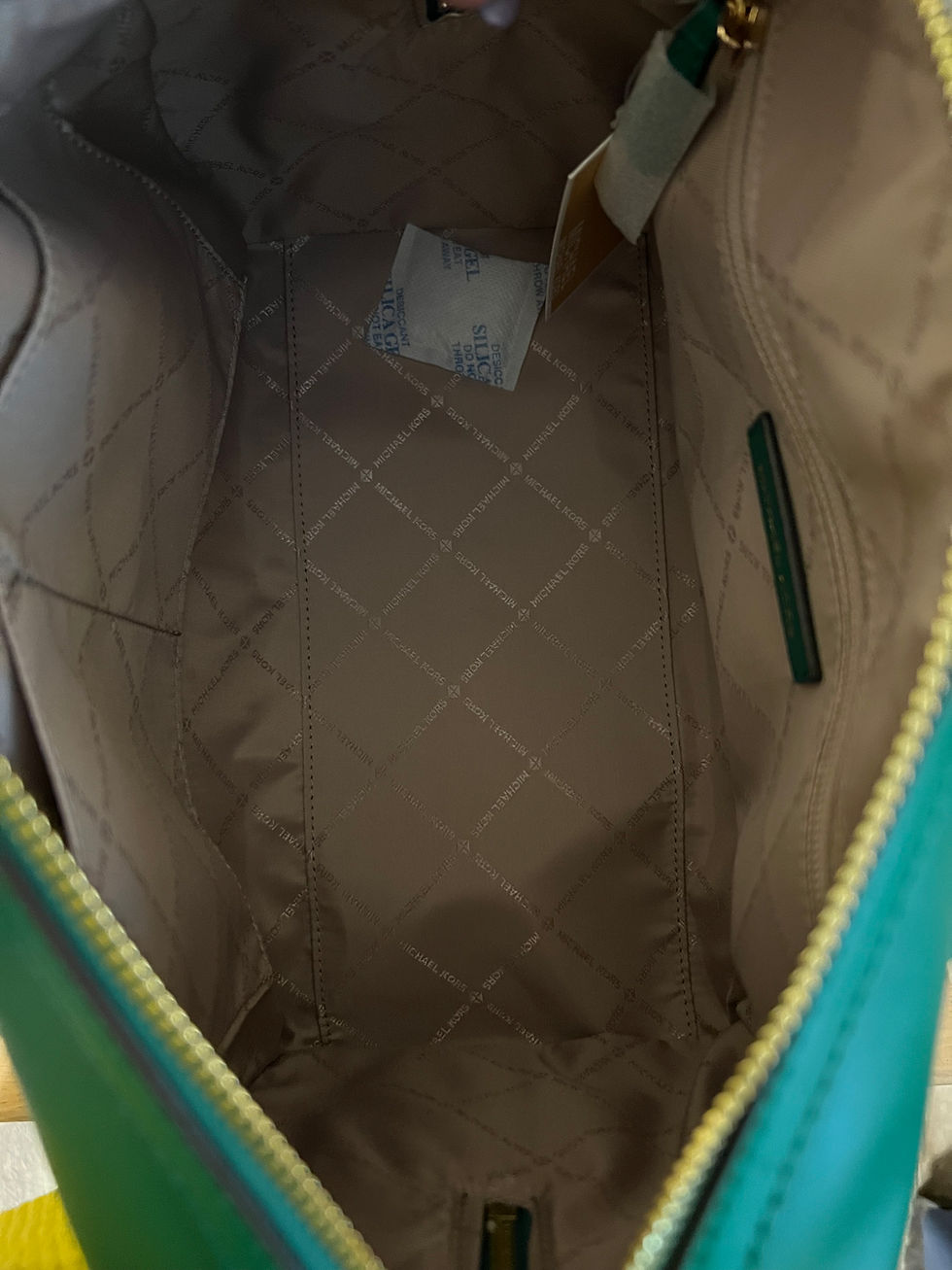 Thumbnail: Michael Kors Palmetto Green Duffle