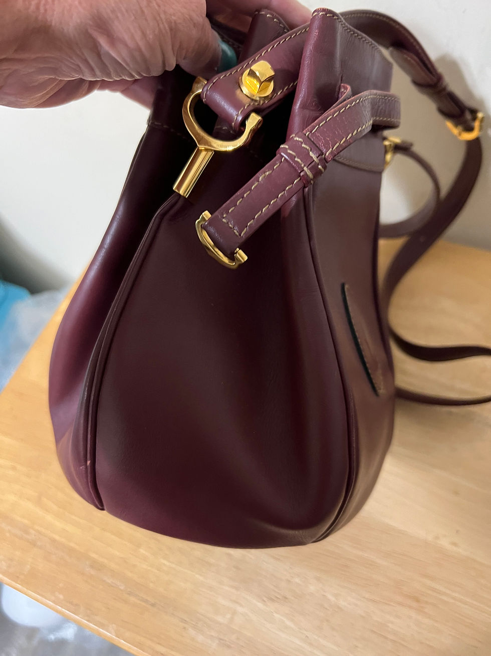 Thumbnail: Cartier 2C Logo Drawstring Bag