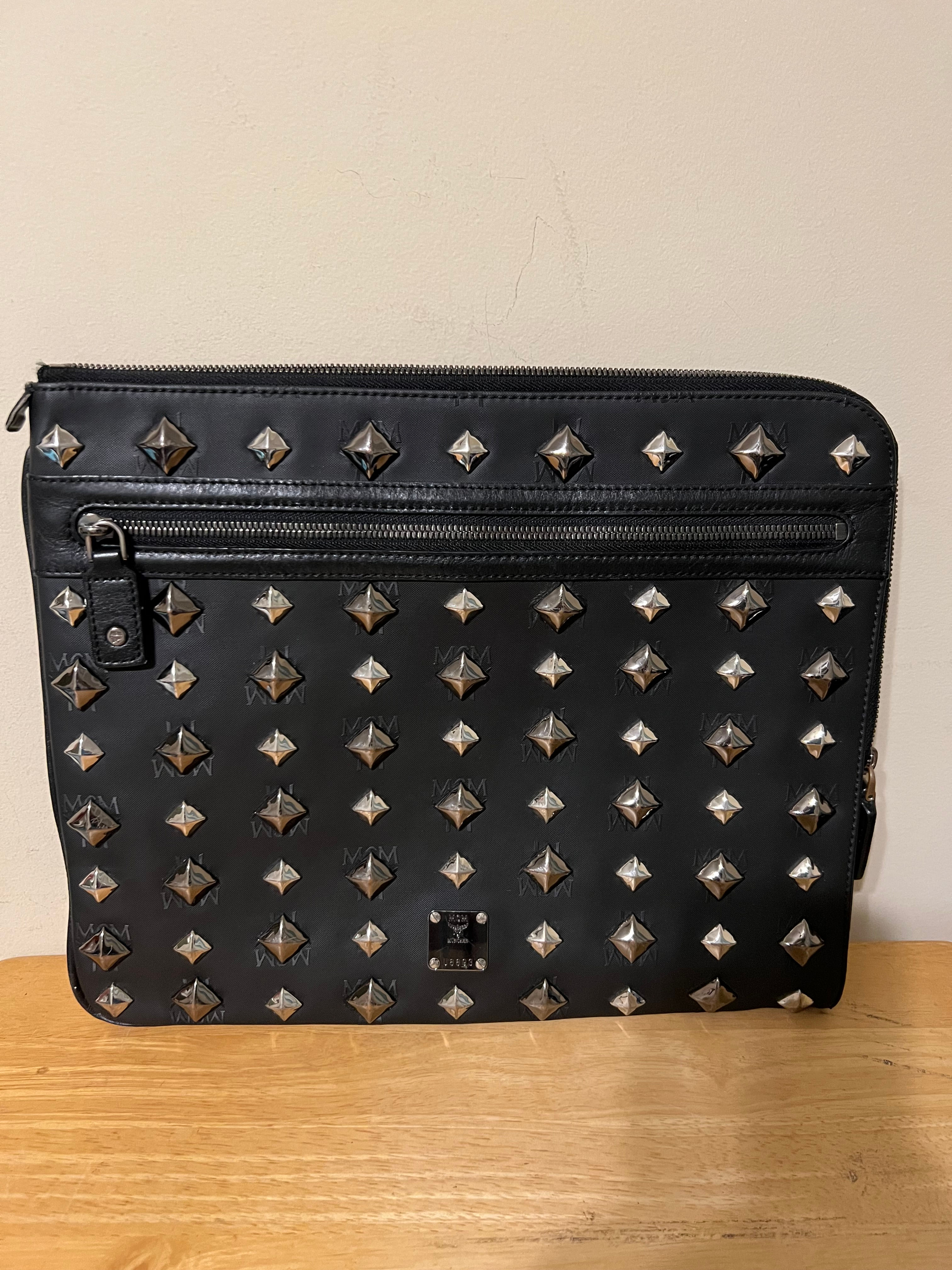 MCM Studded Document Portfolio