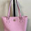 Thumbnail: Giani Bernini Pink Logo Embossed Tote