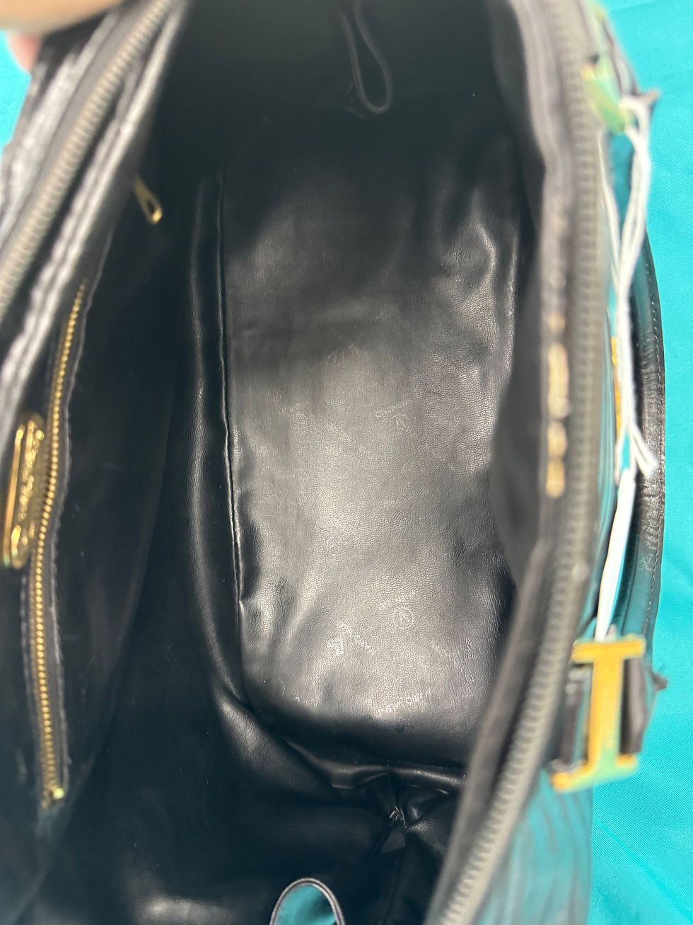 Thumbnail: Mario Valentino Leather Satchel w/Wristlet