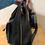 Thumbnail: MCM Black Leather Backpack