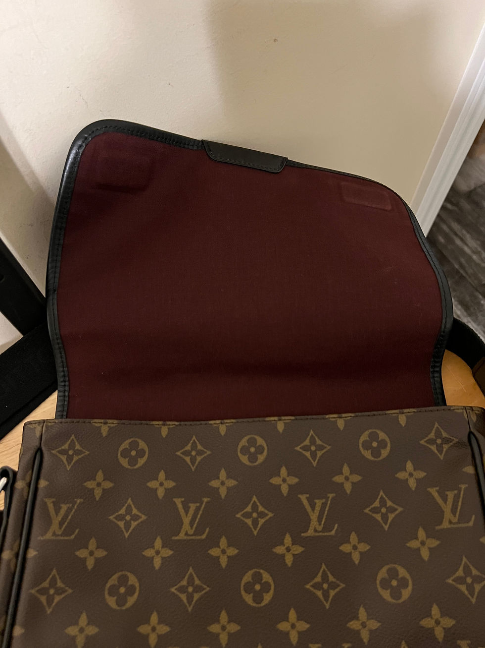 Thumbnail: Louis Vuitton Macassar Bass MM Messenger Bag