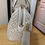 Thumbnail: Michael Kors Ivory/Gold Medium Duffle w/Umbrella