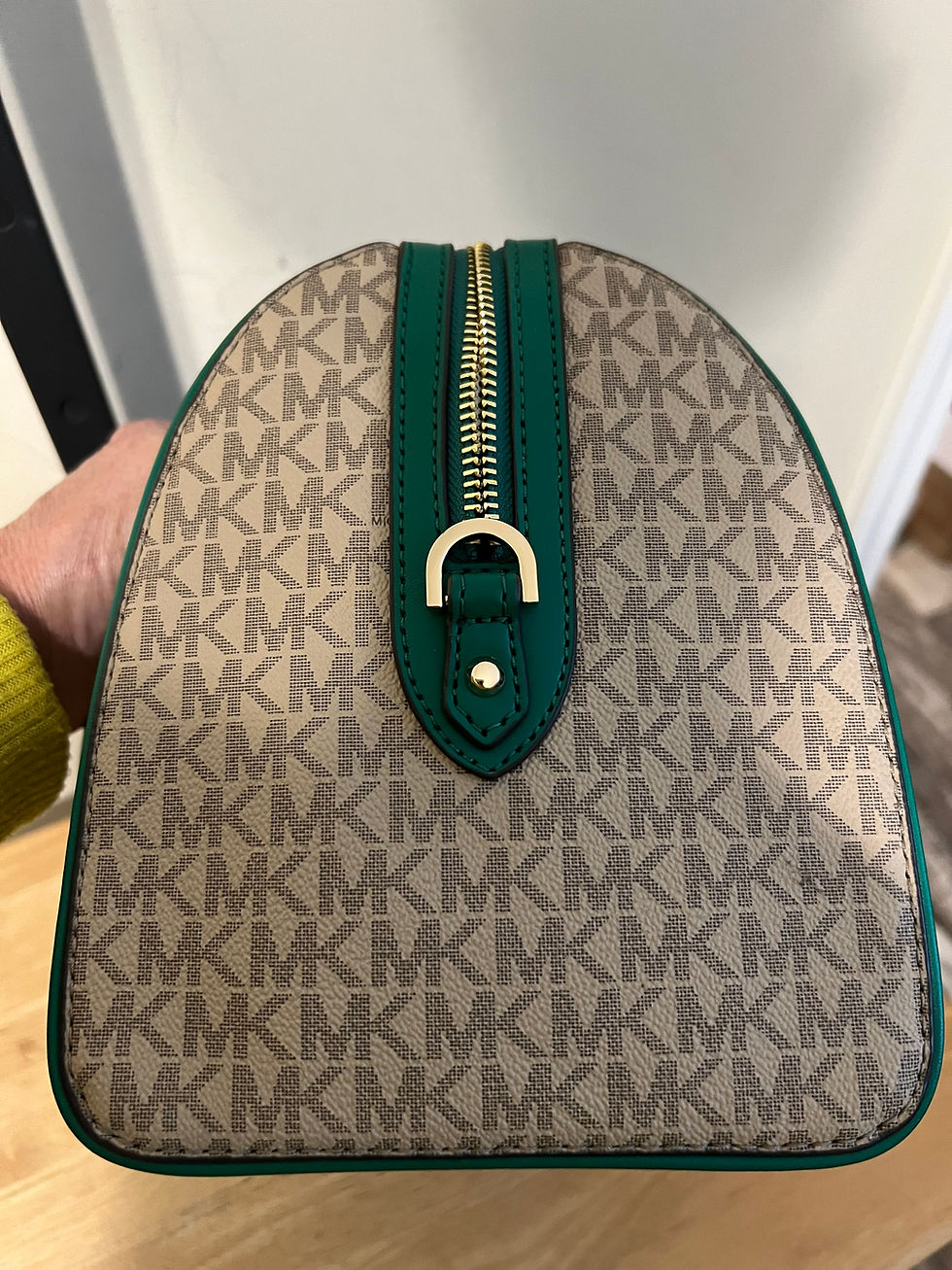 Thumbnail: Michael Kors Palmetto Green Duffle