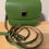 Thumbnail: Dooney & Bourke Green Leather Satchel