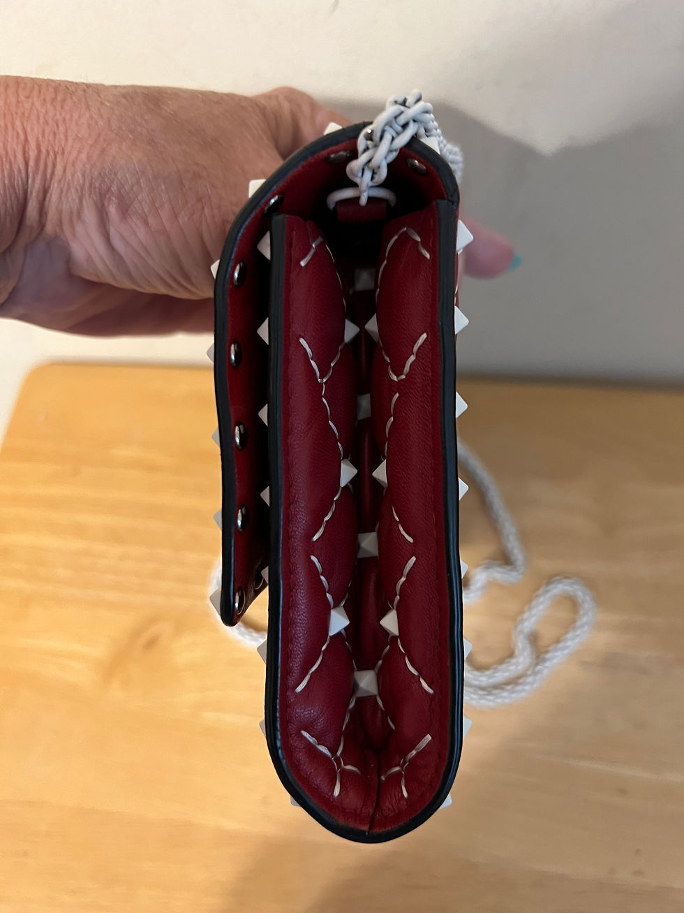 Thumbnail: Valentino Garavani Rockstud Leather Wallet