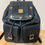 Thumbnail: MCM Black Leather Backpack