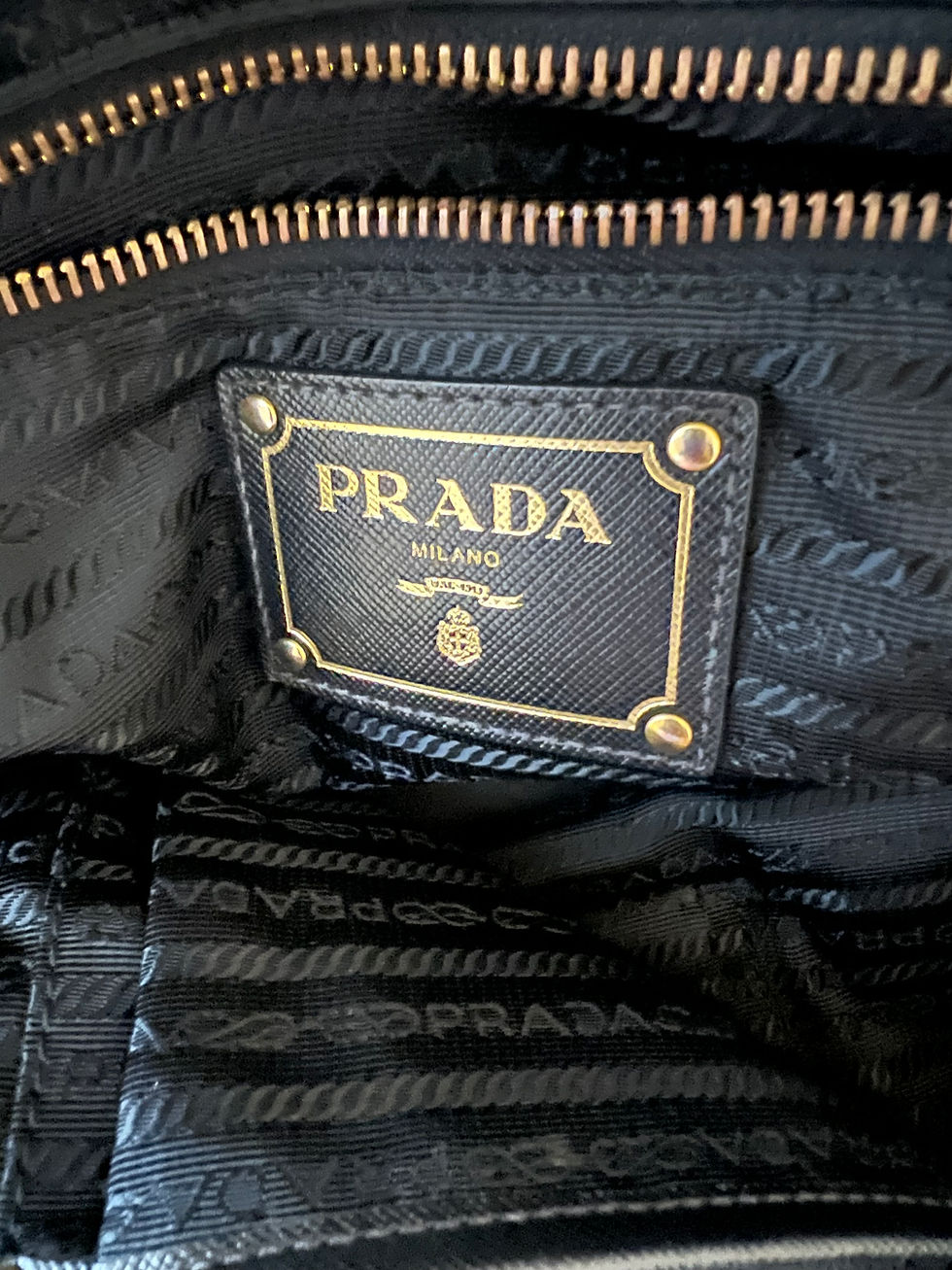 Thumbnail: Prada Black Nylon Satchel w/Wallet