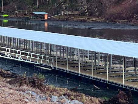 New marina completed January 2026