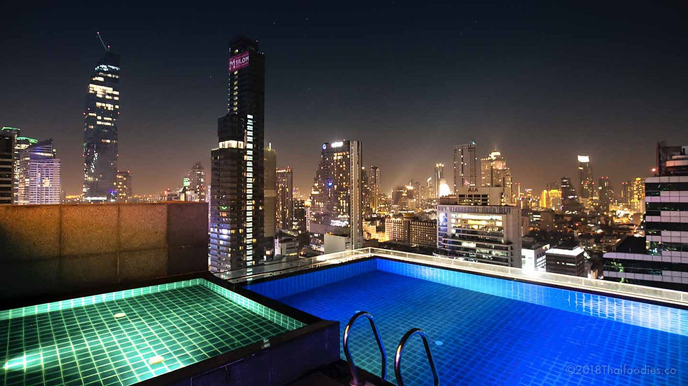 Aka Aza Rooftop Bar Review | Thaifoodies.co