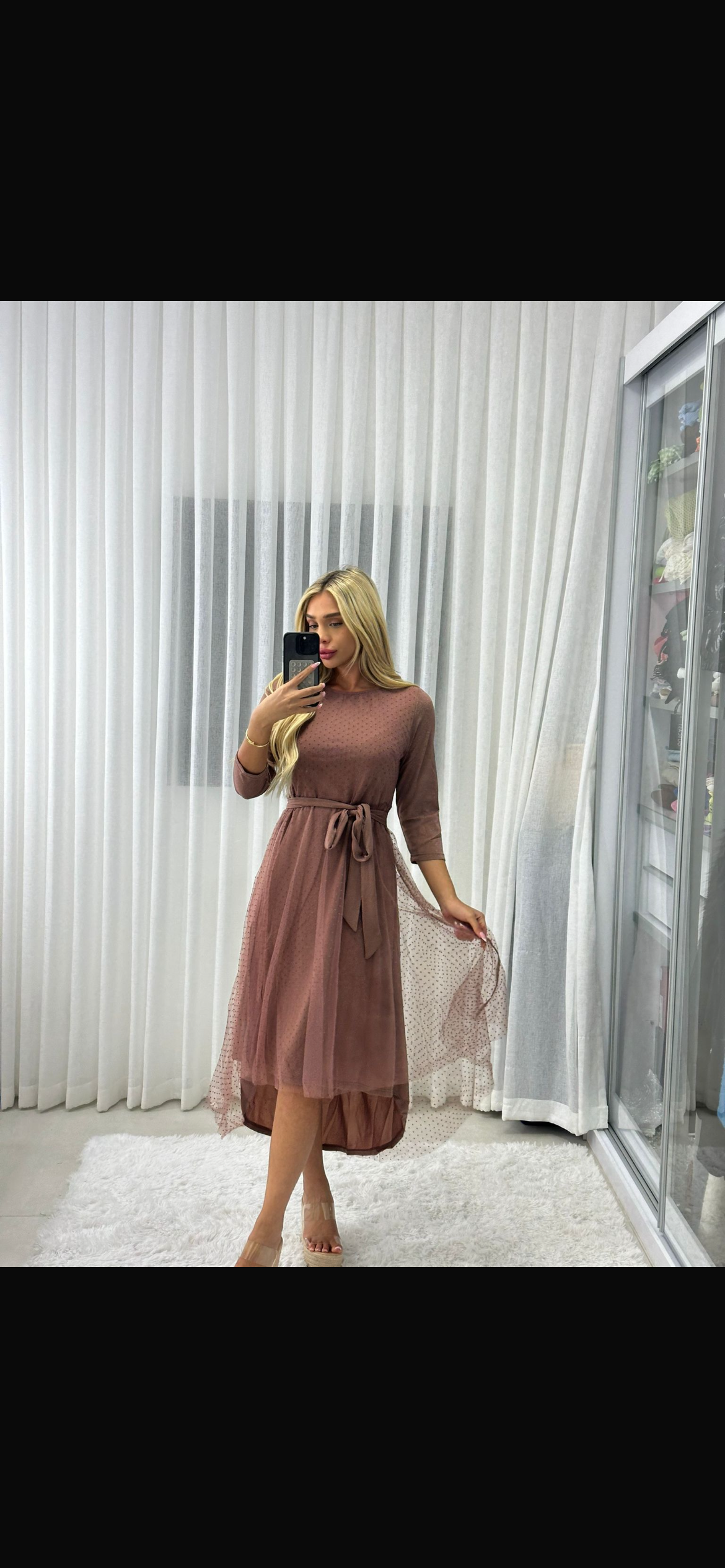 לורקס דוט קצר קדימה מקסי מאחורה