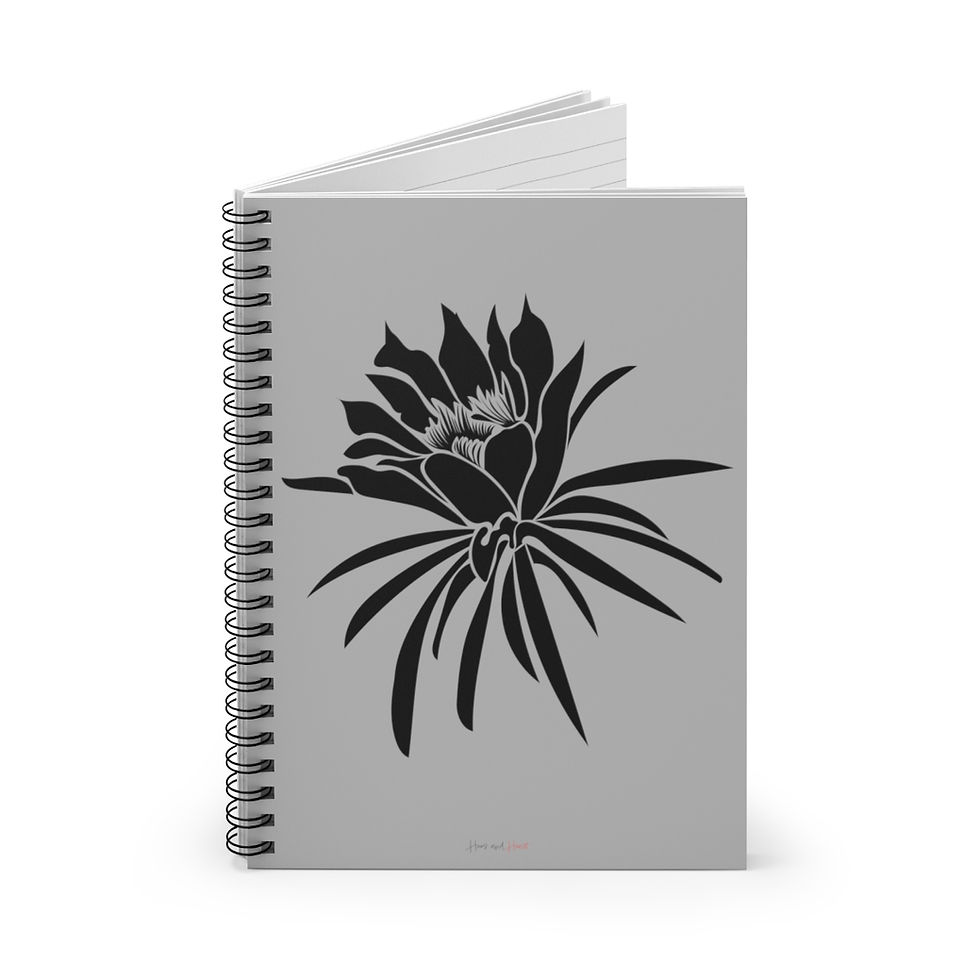 Thumbnail: Grey Spiral Notebook - Ruled Line