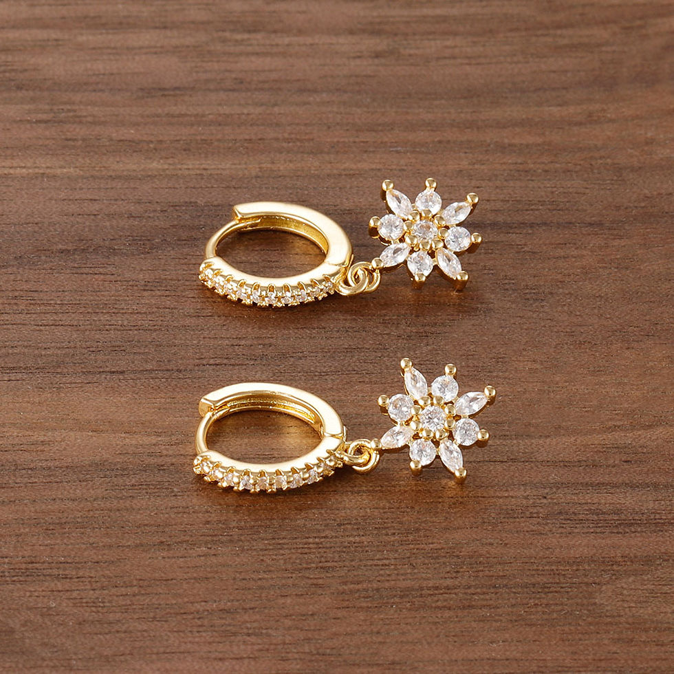Thumbnail: The Dahlia Drop Hoops