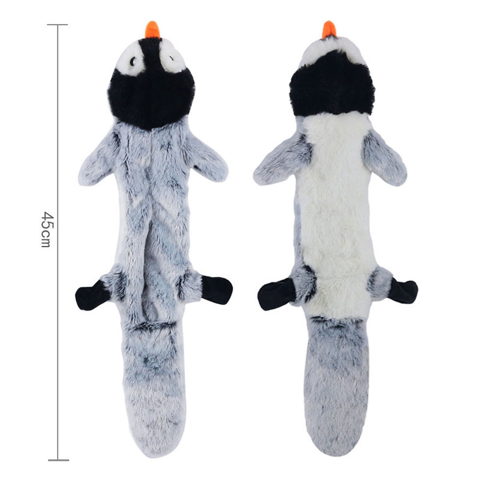 Thumbnail: Squeaky Animal Dog Toy – Durable Stuffing-Free Plush Toy for Dogs
