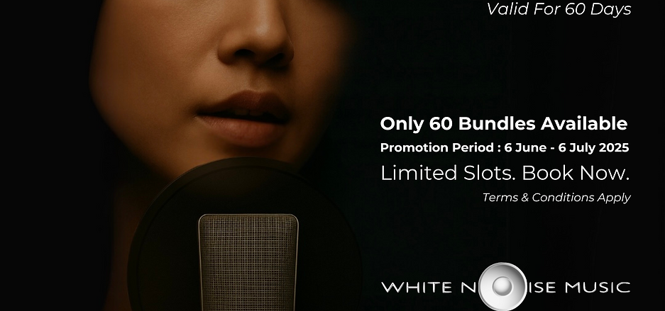 SG60 PROMO - 6 Studio Hours For $600