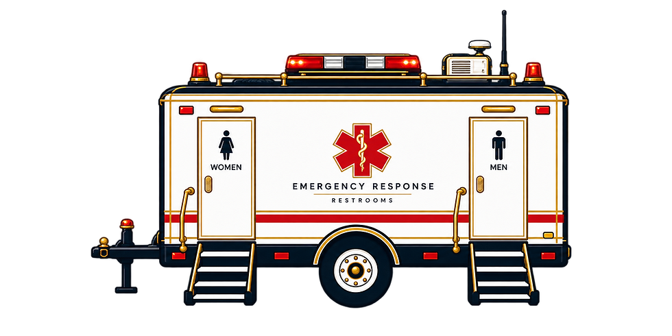emergency restroom trailer rentals