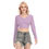 Thumbnail: All-Over Print Women's Back Hollow T-shirt With Strap