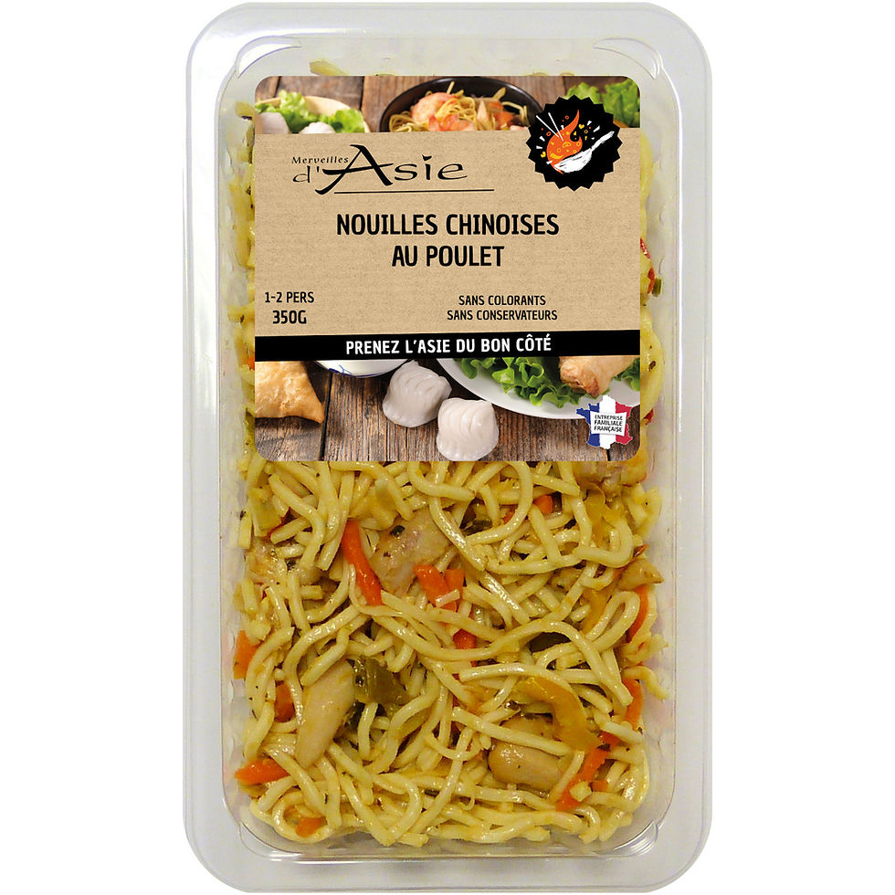 NOUILLES CHINOISES AU POULET 350G