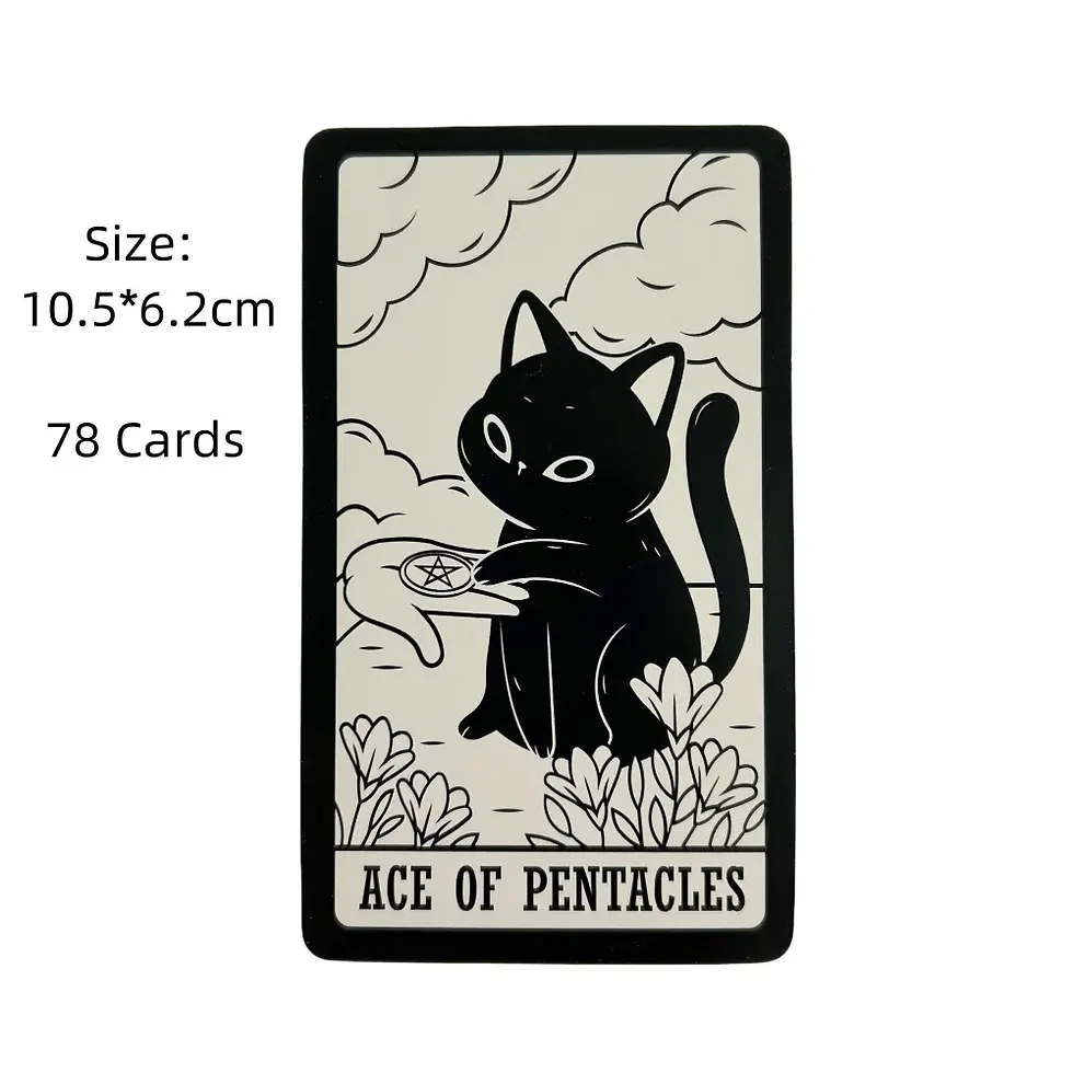 Thumbnail: Cat Kitten Tarot Cards a 78 Deck Oracle