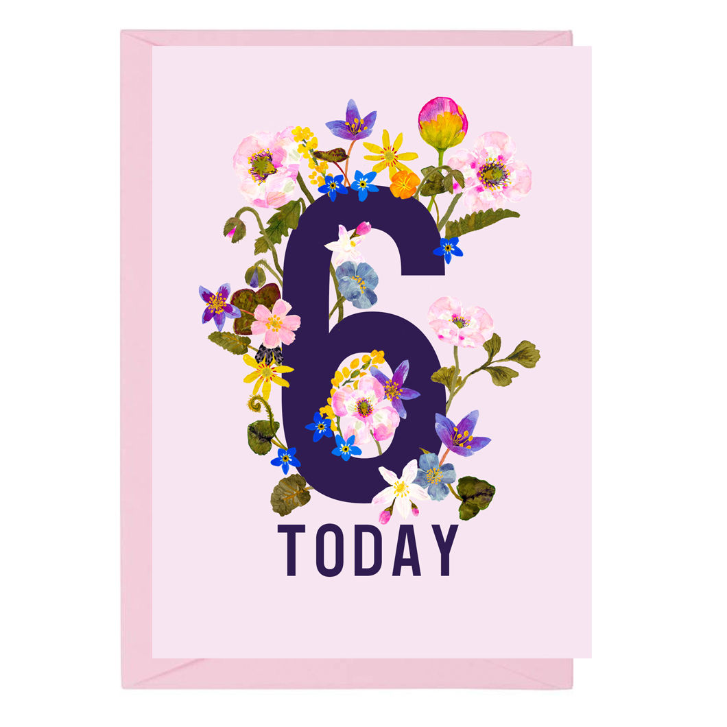 Botanical 6 Today Card