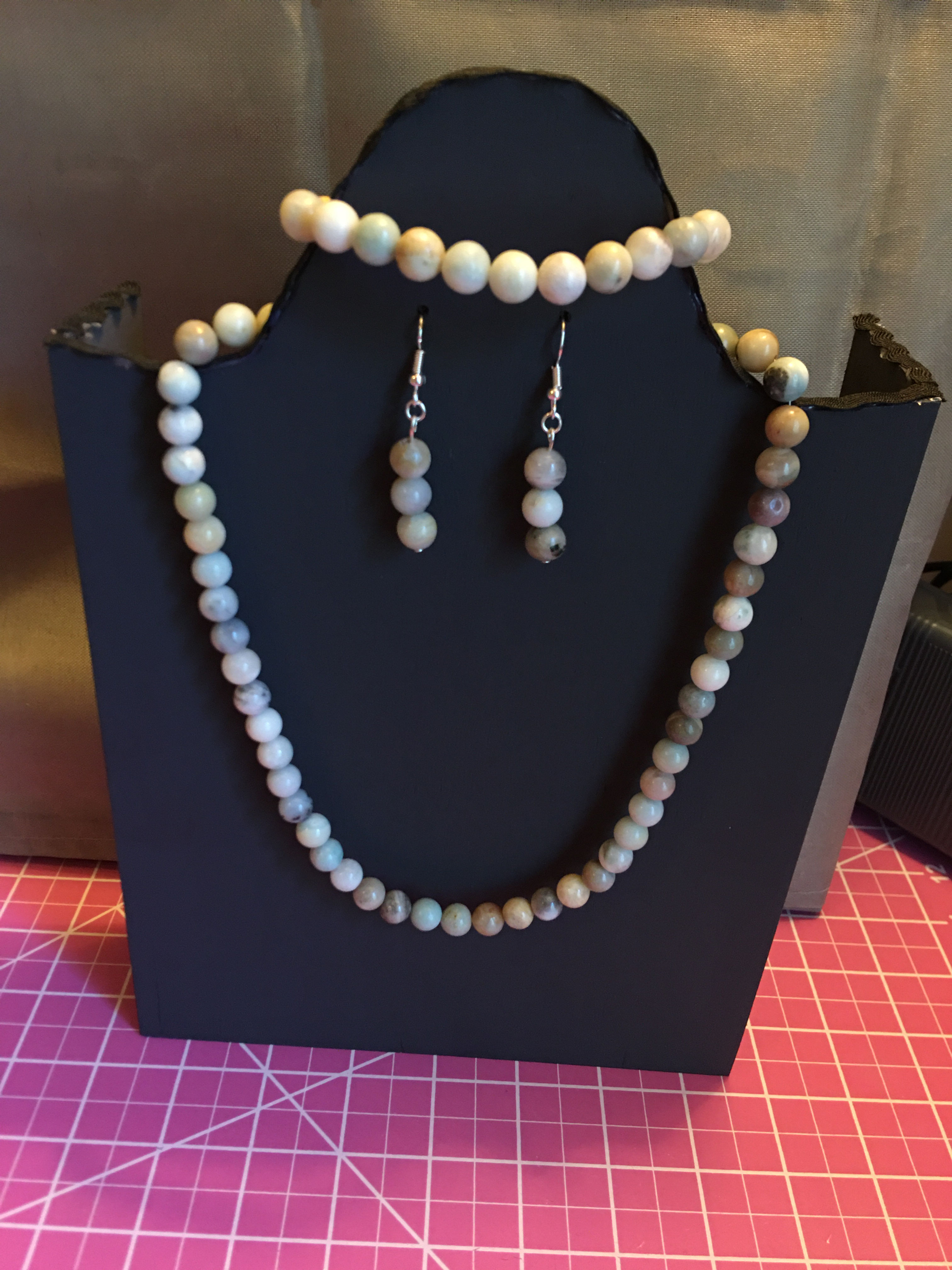 3 - piece Amazonite Jewelry Set