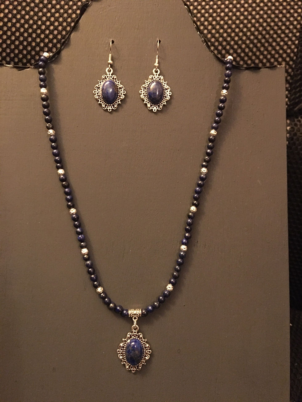 2 Piece Lapis Lazuli Jewelry Set