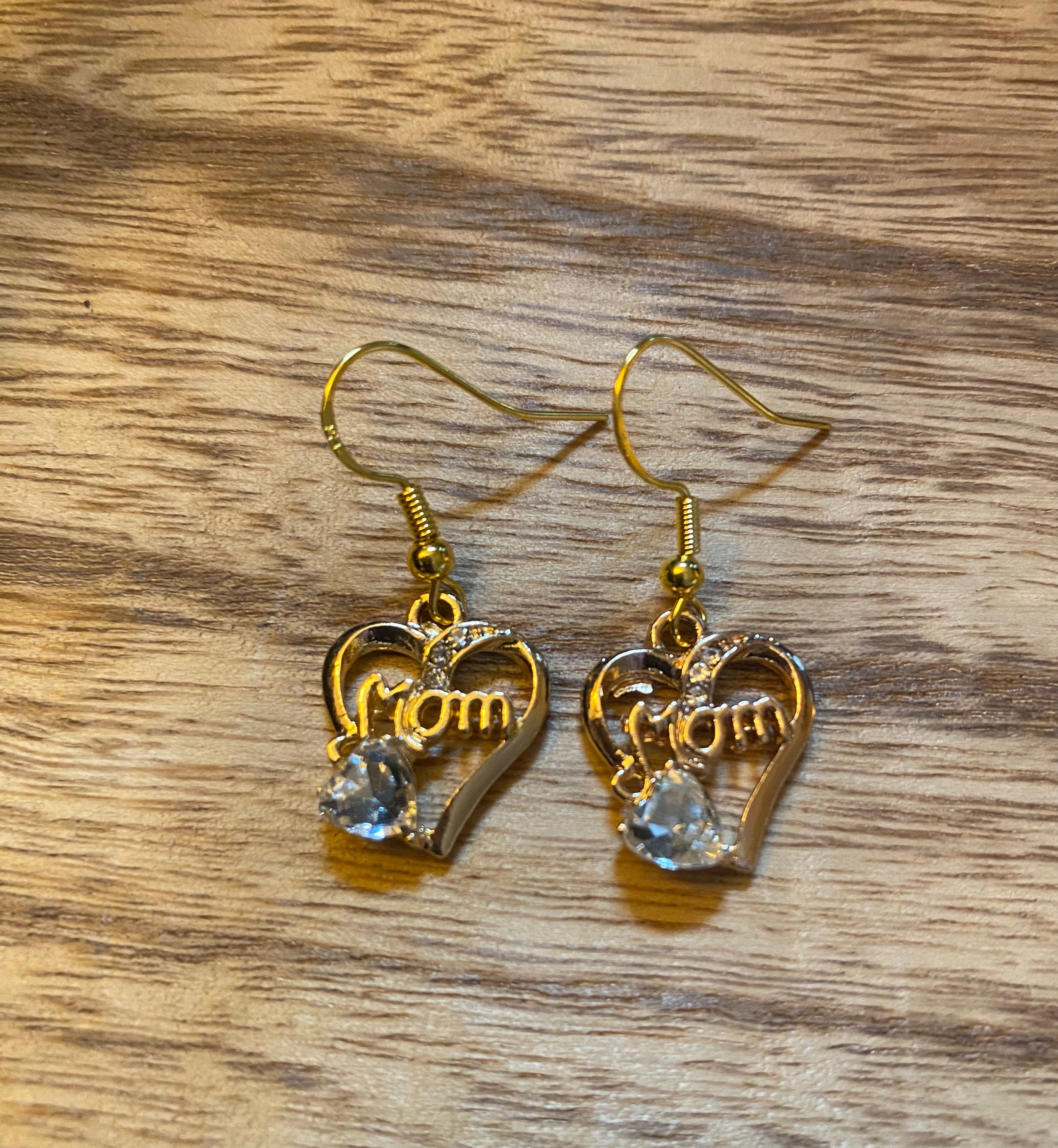 Mother’s Day Earrings (Clear Cubic Zirconia)