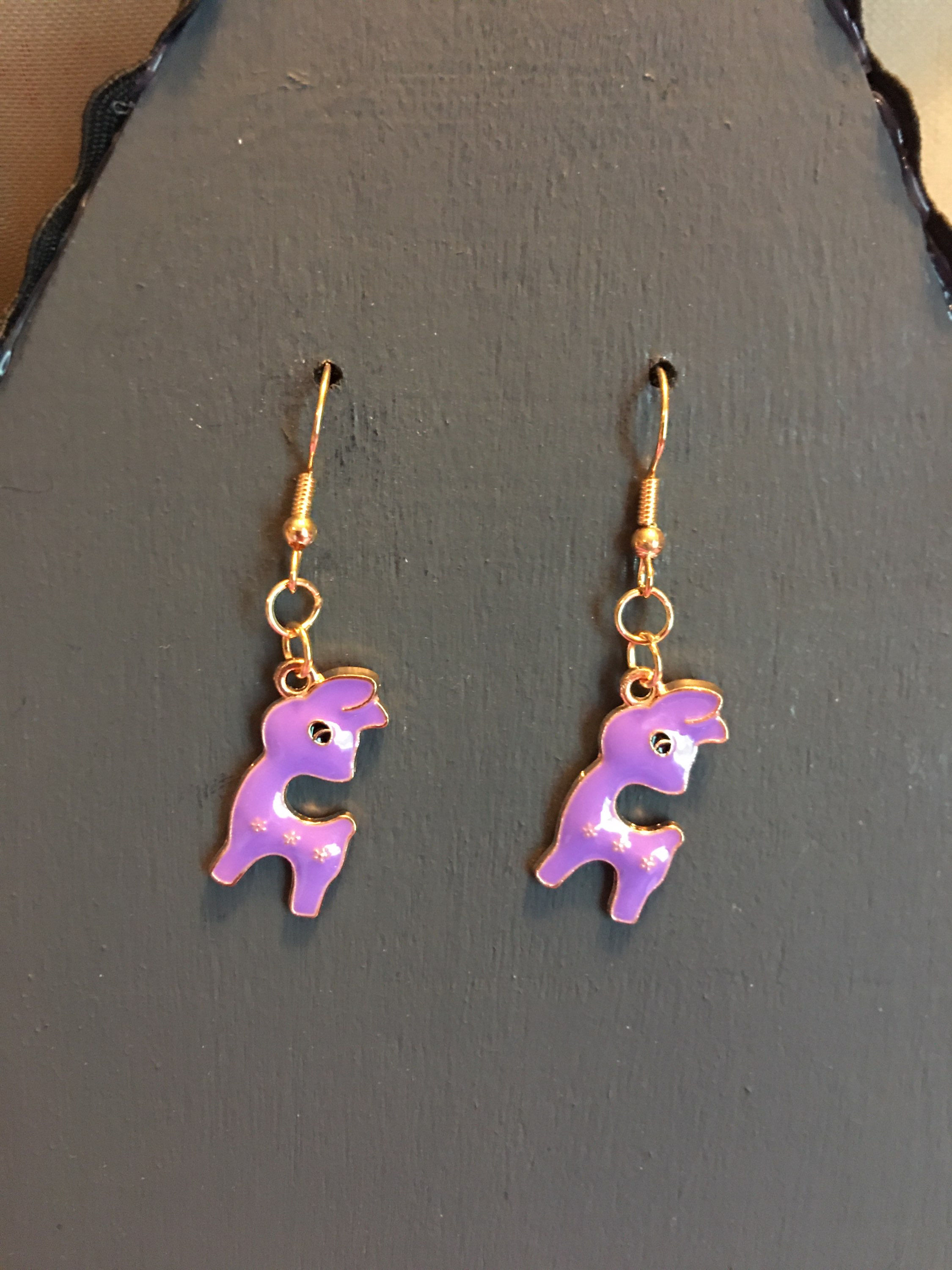 Animal Pendant Earrings 