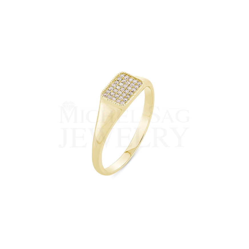 0.11 Ct Total Diamond Minimal Ring – Daily Wear & Stackable Design