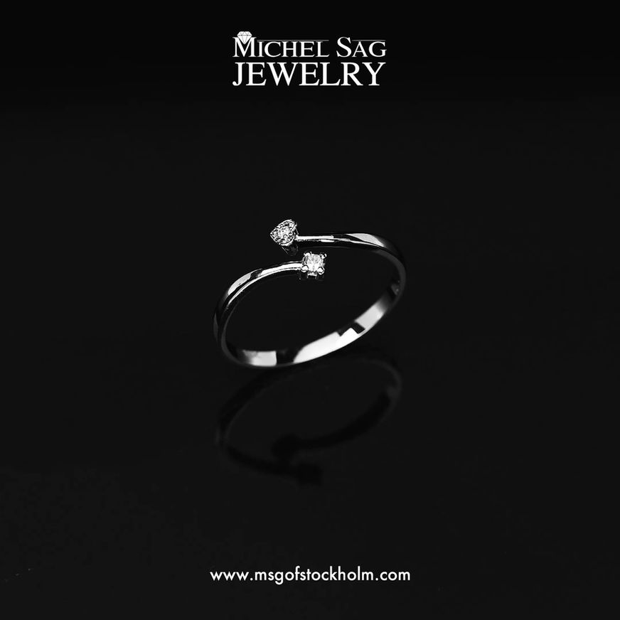 0.06 Ct Total Diamond Minimal Ring – Daily Wear & Stackable Design