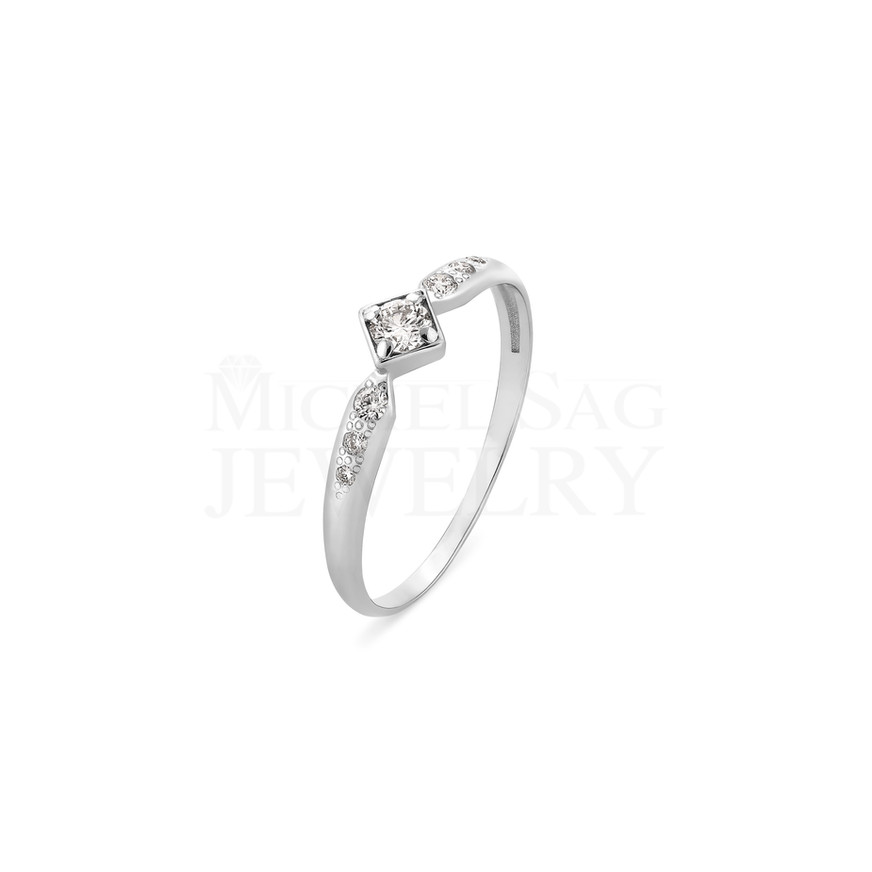 0.17 Ct Total Diamond Minimal Ring – Daily Wear & Stackable Design