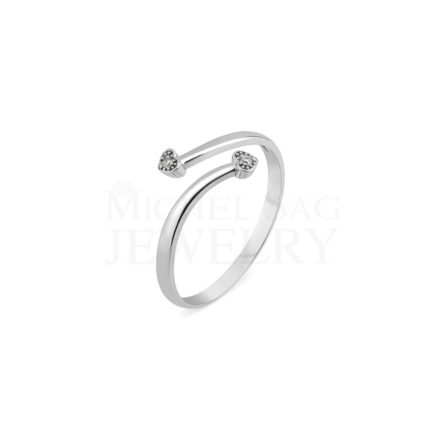 0.02 Ct Total Diamond Minimal Ring – Daily Wear & Stackable Design