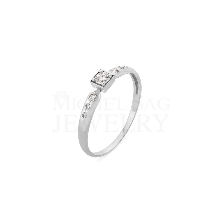0.05 Ct Total Diamond Minimal Ring – Daily Wear & Stackable Design