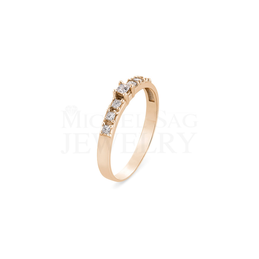 0.17 Ct Total Diamond Minimal Ring – Daily Wear & Stackable Design