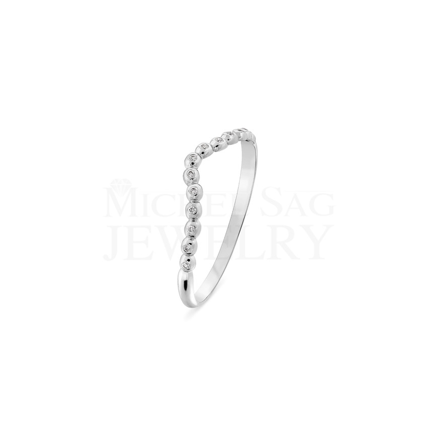 0.08 Ct Total Diamond Minimal Ring – Daily Wear & Stackable Design
