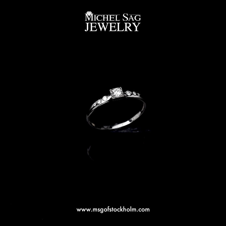 0.05 Ct Total Diamond Minimal Ring – Daily Wear & Stackable Design