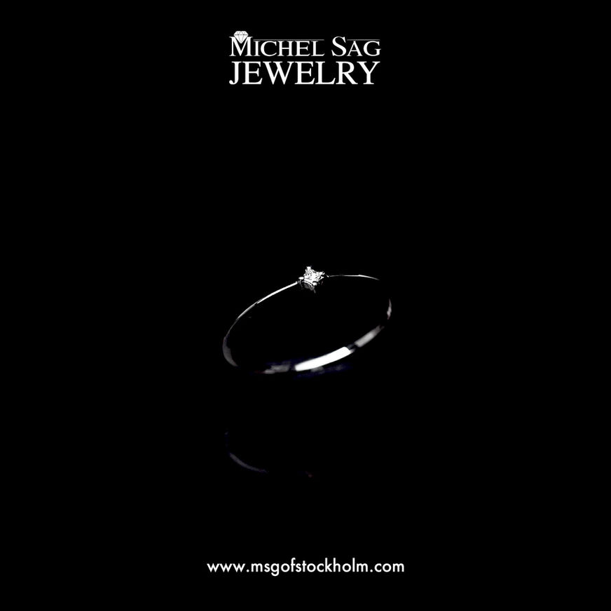 0.02 Ct Total Diamond Minimal Ring – Daily Wear & Stackable Design