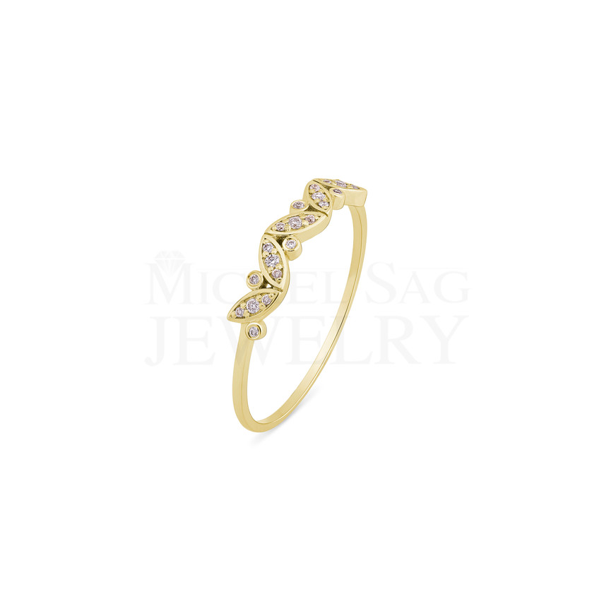 0.08 Ct Total Diamond Minimal Ring – Daily Wear & Stackable Design